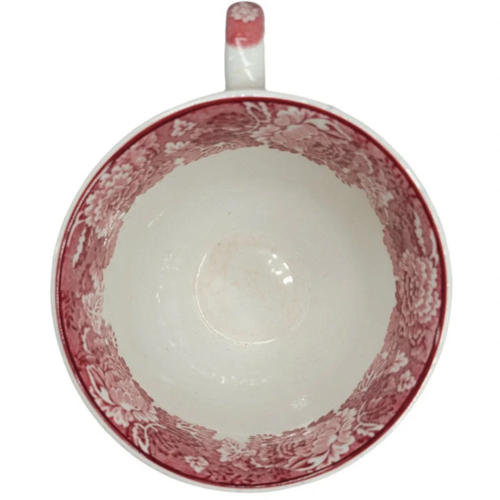 Enoch Wood's‎ English Scenery Pink Vintage Transferware Coffee Cup
